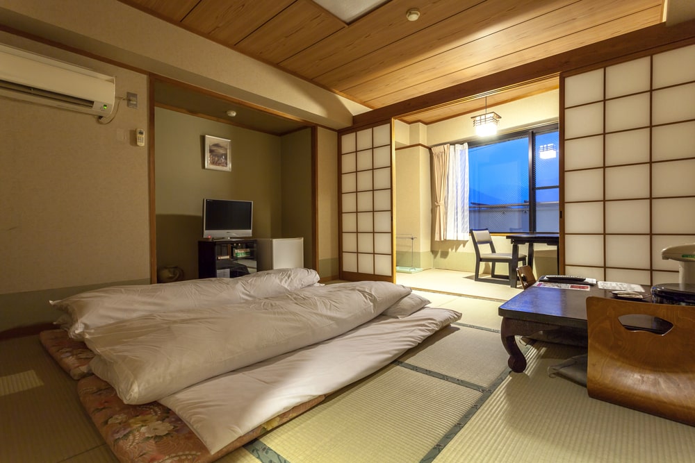 The tatami rooms and futon beds in a Ryokan make our Japan Language study tours for teenagers unforgettable.